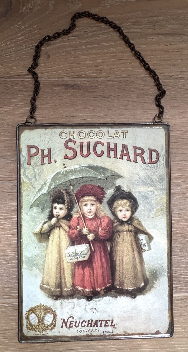 Posters & Illustrations: Liebliches SUCHARD Nostalgie-Bild 13x18cm hinter Glas – D'occasion à Rothrist par Luckywinner