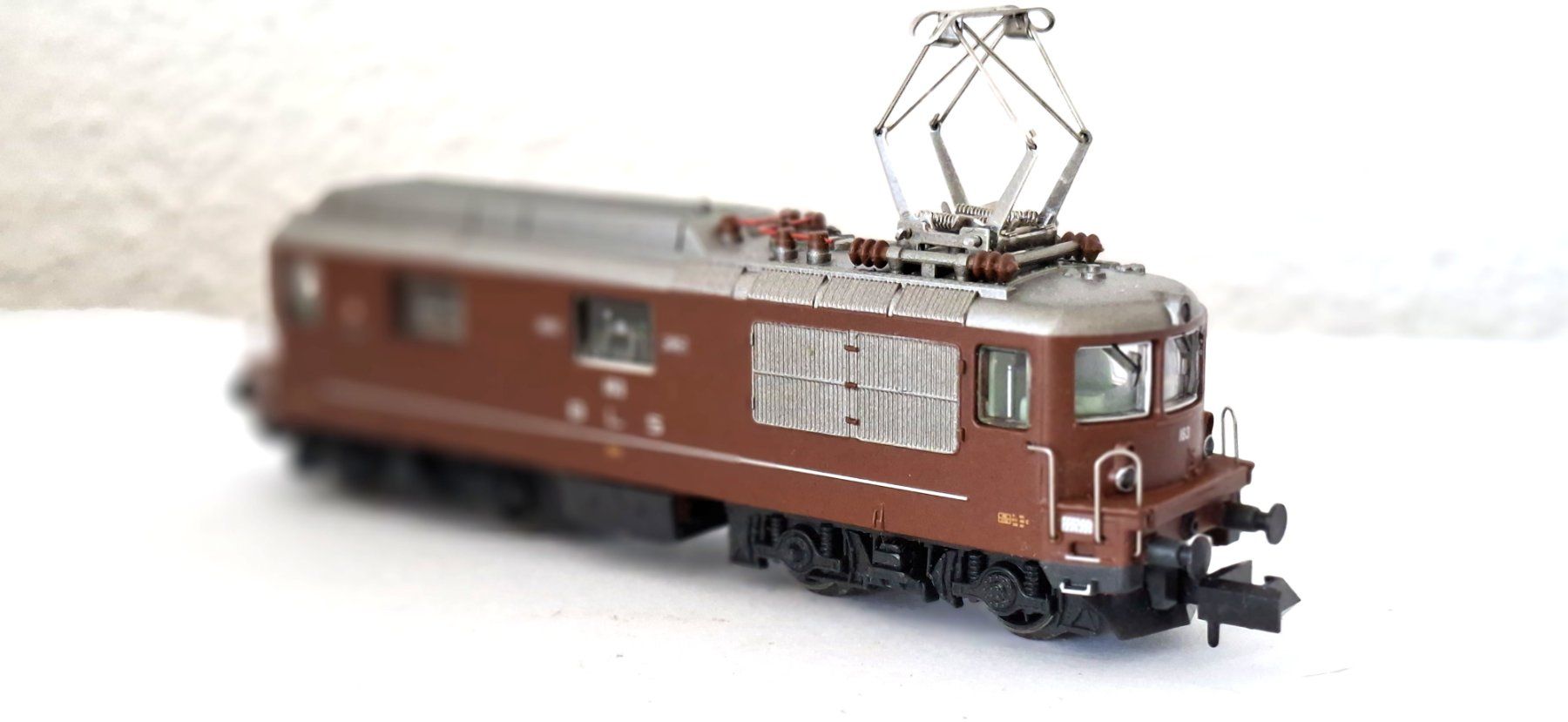 Arnold Modelleisenbahnen: Arnold HN Re 4/4 BLS  " Grenchen "  163 – Gebraucht aus Biberist von Ntrains 1