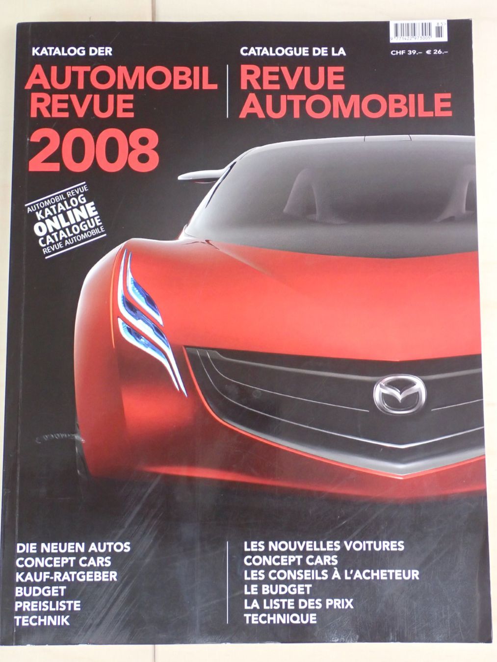 Livres: AR Automobile Revue Katalog 2008 – D'occasion à Emmetten par Super008