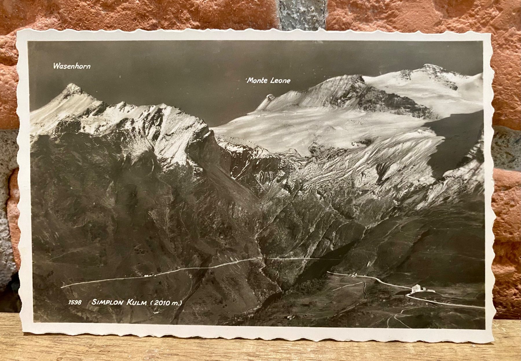 Cartoline postali: Simplon Kulm - Wasenhorn, Monte Leone - Passstrasse – Usato da Root venduto da ENGLAND-TREASURES