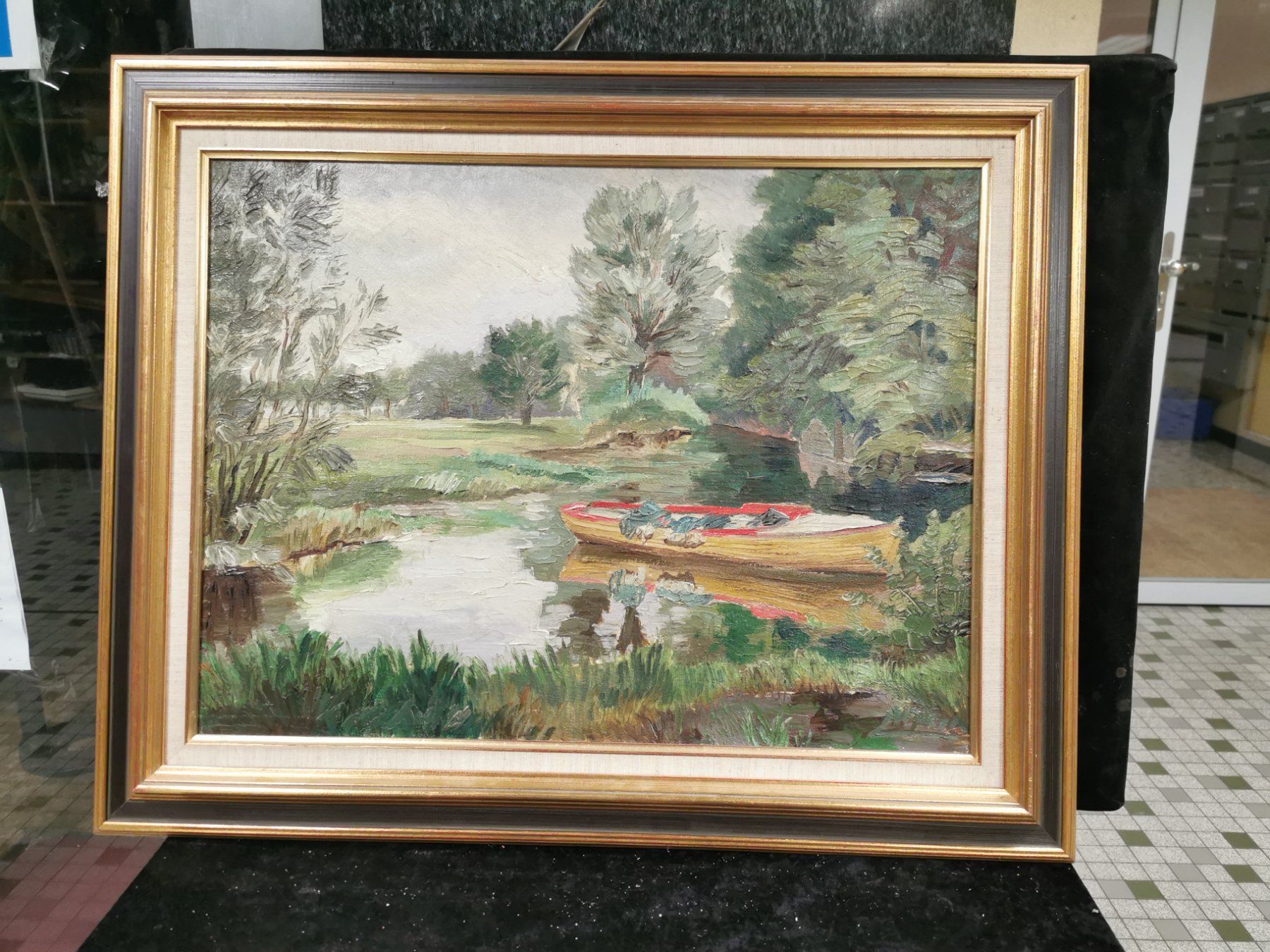 Gemälde: HUILE SUR TOILE SIGNÉE – Gebraucht aus Genève von Qanil77