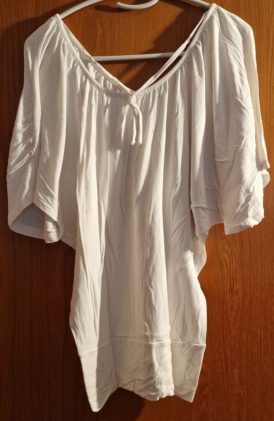 Tuniken: Sommer Tunika Bluse, Weiss, Grösse XL – Gebraucht aus Haslen GL von ricarono 1