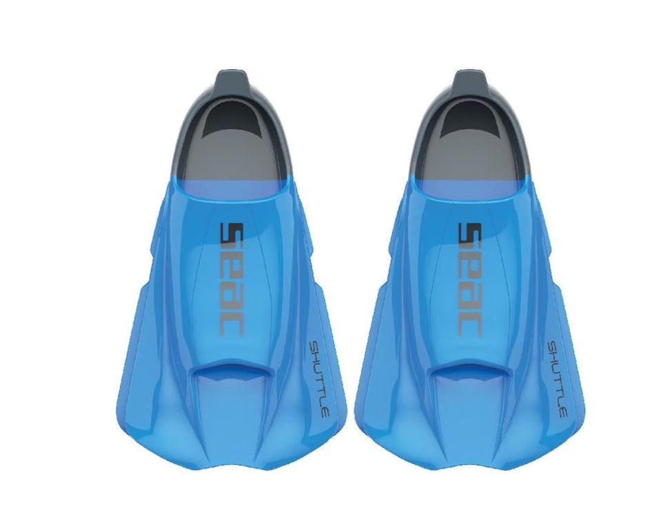 Palmes De Natation Courtes ENEN – Taille Réglable 27-44, En TPR, Pour Entraînement Et Snorkeling | Enfants Et Adultes