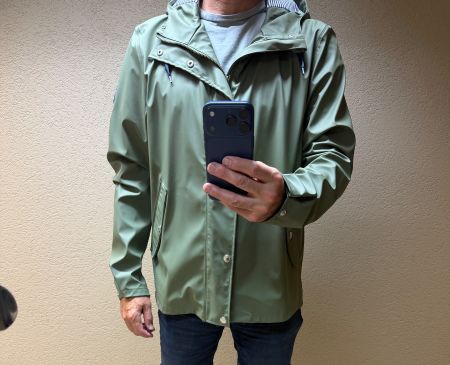 Rukka Regenjacke helles Olivgrün, Grösse M/50