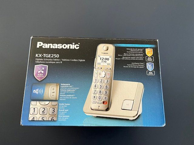 Panasonic Telefone: Festnetz-Telefon Panasonic KX-TGE250 – Gebraucht aus Eschenbach SG von Anisti13