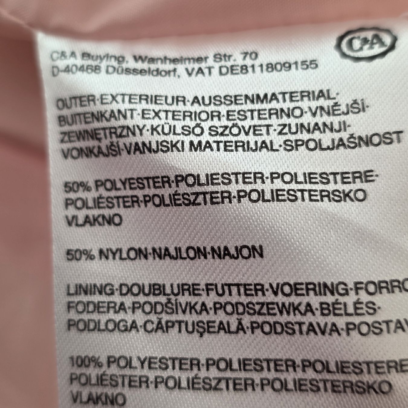 C&A Giacche: Leichte Jacke Kapuze Rosa Gr 42 C&A  – Nuovo (secondo la descrizione) da Rheinsulz venduto da Gilea 6
