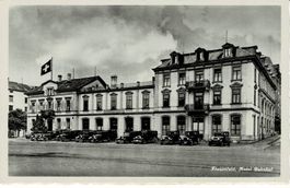 FRAUENFELD Hotel Bahnhof mit Oldtimer TG gel. 1936!