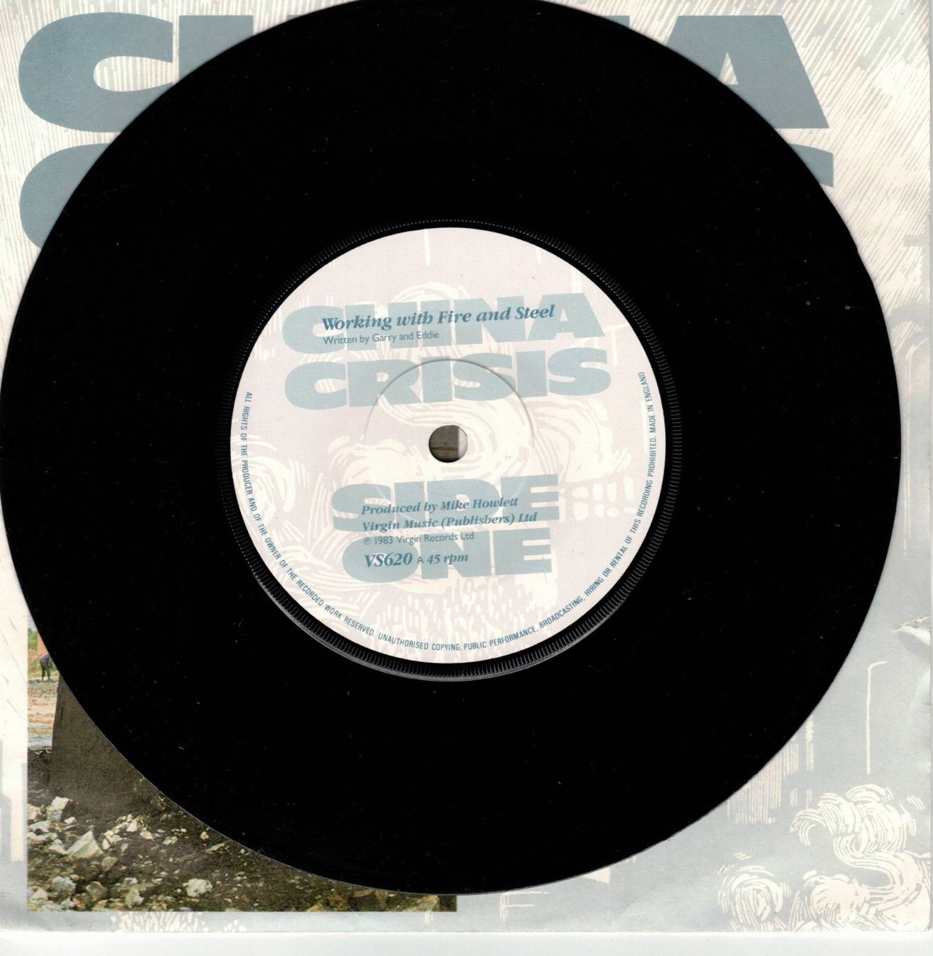 Dischi in vinile: Single7  China Crisis -- Fire and steel – Usato da Rheinau venduto da asteng