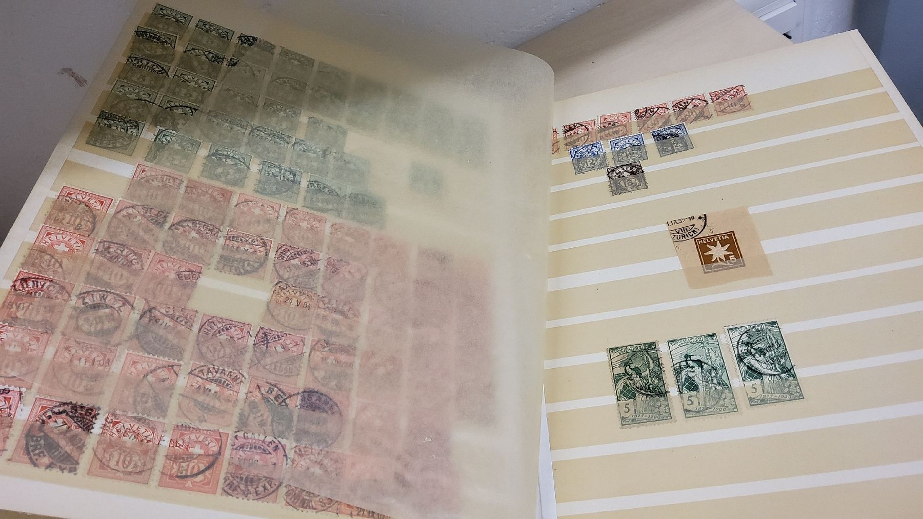 Tutti i francobolli: Alte Briefmarken Sammlung - Guter Zustand - Schweizer Werte  – Usato da Herisau venduto da Nluanalucas 2