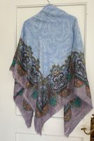 Etro Tuch Schal  blau bunt Paisley