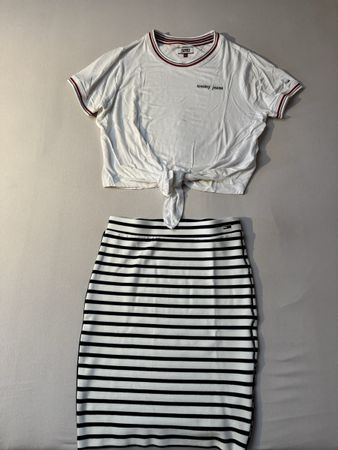 Ensemble jupe et haut court Tommy Hilfiger S