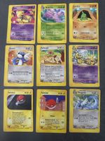 Pokémon E-Card Sammlung – 9 Karten