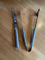 2 Grillbesteckteile, kaum benutzt, guter Zustand