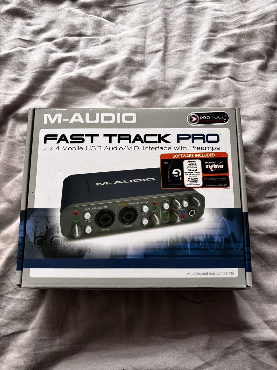 M-Audio Attrezzatura per studi di registrazione: M-Audio Fast Track Pro USB Interface – Usato da Flawil venduto da rma_8rc2