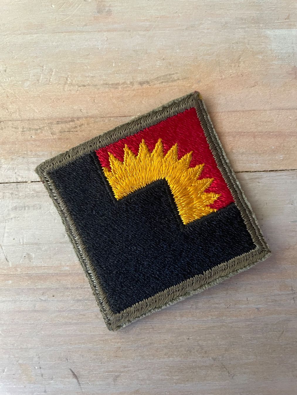 US Army Uniformen: U.S. Army patch Original ww2 WDC – Gebraucht aus Oberbütschel von Woodie2005