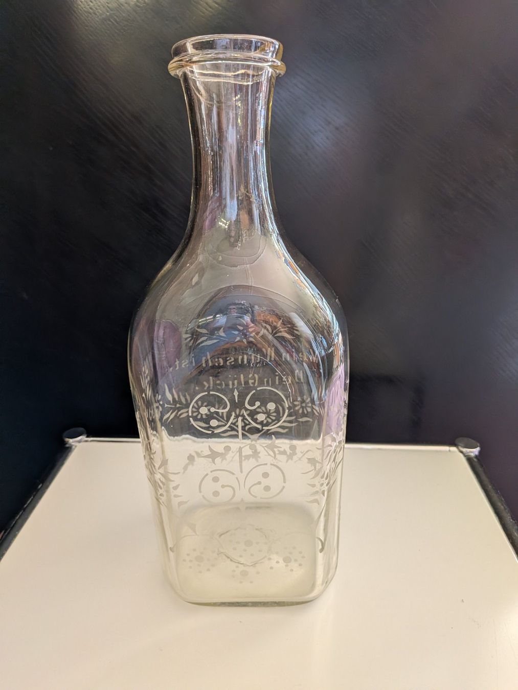 Bottiglie: Antike Flasche, Glasflasche, ev. Taufflasche ? – Usato da Emmen venduto da Brockofsky