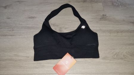 Neuer Sport BH Neckholder Gr. M schwarz Oceansapart Sydney
