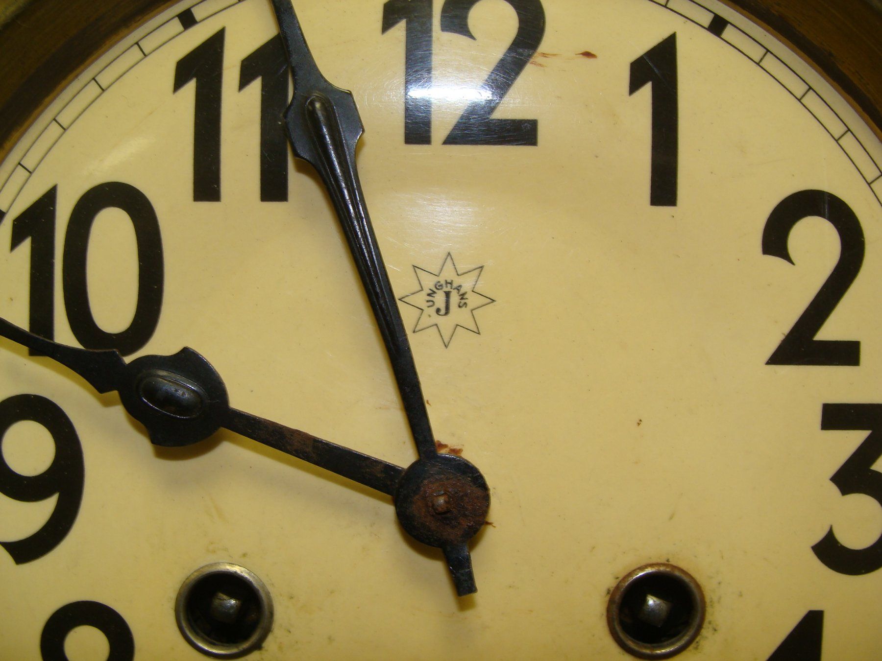 Junghans Orologi da terra & Orologi da parete: KAMINUHR EISEN JUNGHANS PENDULE um 1900 – Usato da Bern venduto da zilicchio 6