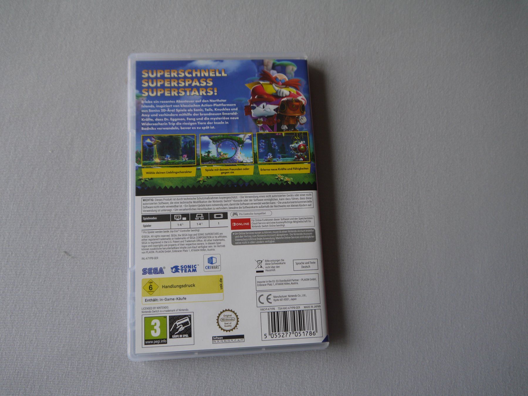 Nintendo Spiele: SONIC SUPERSTARS - Nintendo Switch – Gebraucht aus Hagendorn von Blaf 1