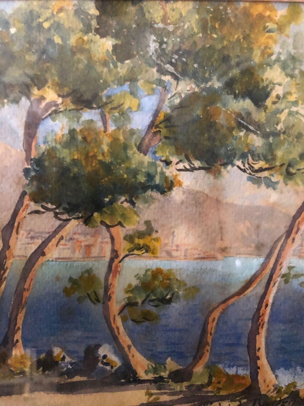 Dipinti: Rudolphe Banderlin.Schöne Landschaft. – Usato da Wald ZH venduto da mlnt 2