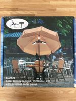 LED-Solar-Schirmleuchte SL2123 mit Panel für den Sommer!