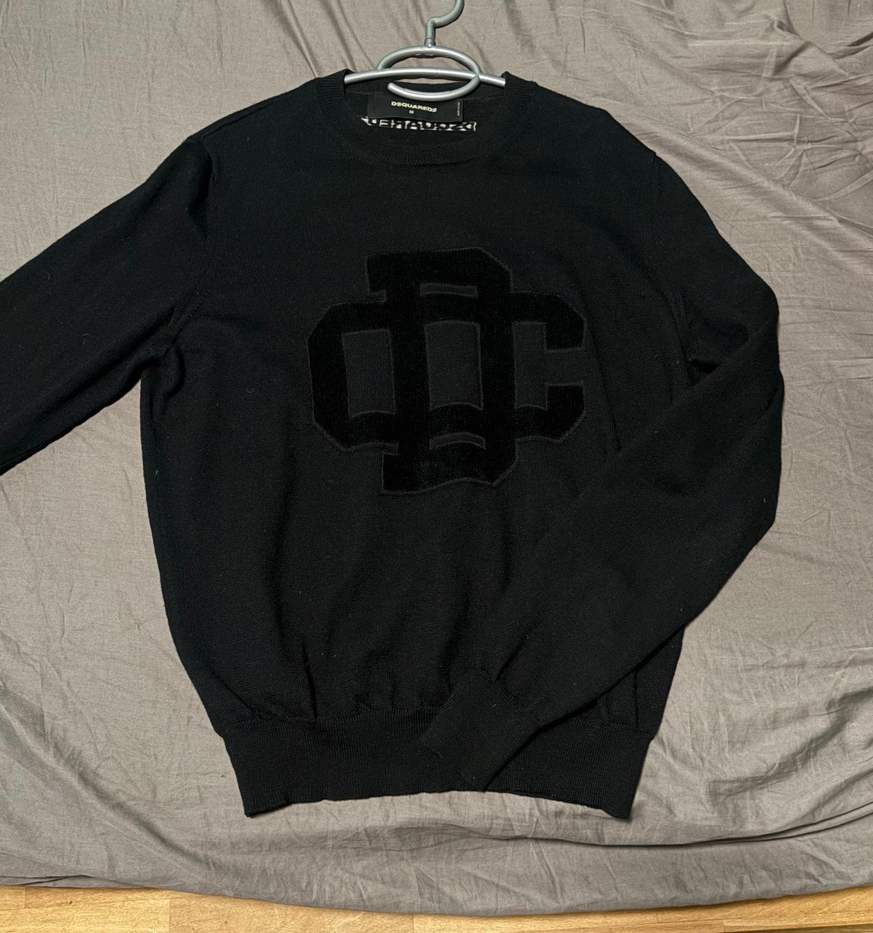 Dsquared2 Pullover & Sweatshirts: Dsquared2 Strickpullover schwarz DC Logo Gr. M – Gebraucht aus Kriens von ton_h7f5