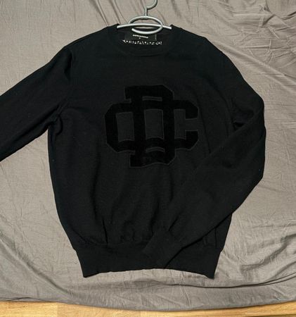 Dsquared2 Strickpullover schwarz DC Logo Gr. M