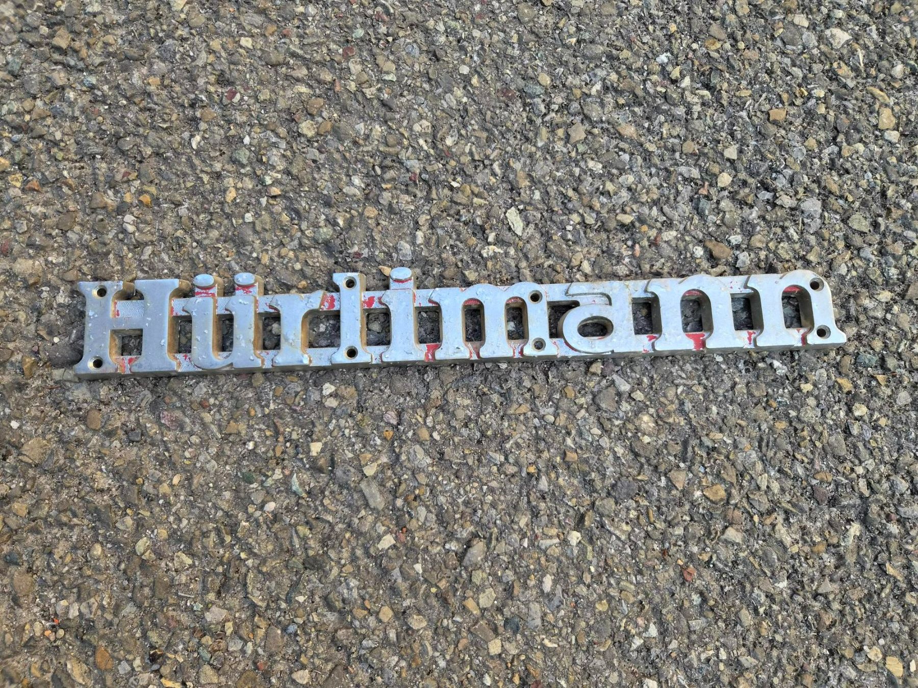 Hürlimann Trattori: Original Hürlimann Traktor Schriftzug – Usato da Dürnten venduto da Bachtel84