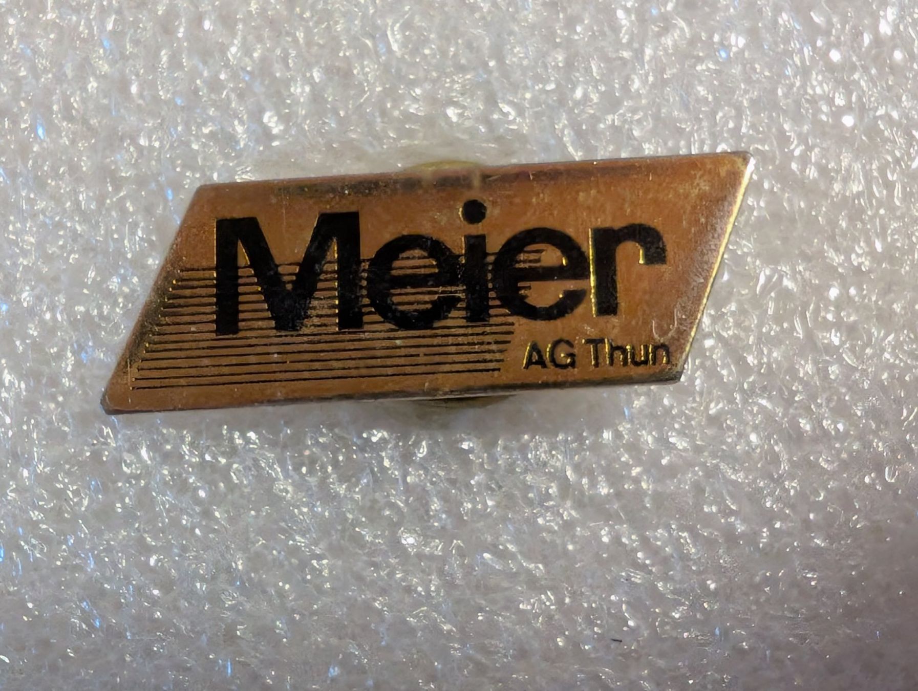 Placchette & Badge: Ansteckpin 276: Meier AG Thun – Usato da Oppligen venduto da Pin-Fall-Shop