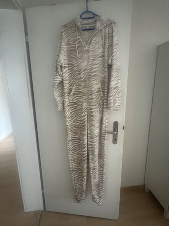 Jumpsuite Damen Gr. L XL Fleece Pyjama