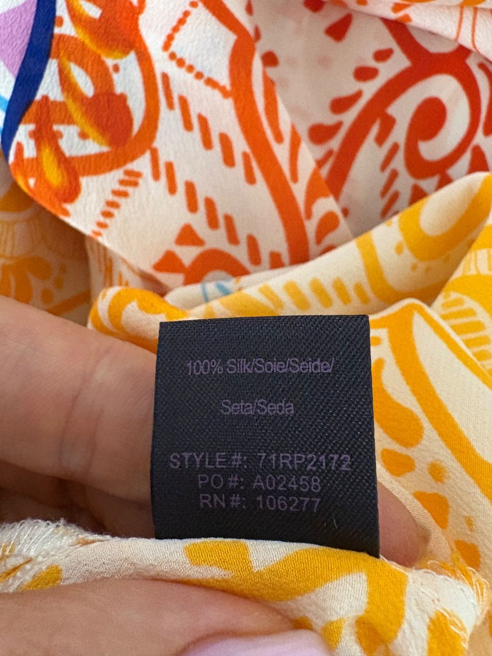 Camicette: Hale Bob Bluse mit buntem Ethno-Muster Gr. L Tunika Seide – Nuovo (secondo la descrizione) da Regensdorf venduto da secondchancefashion 7