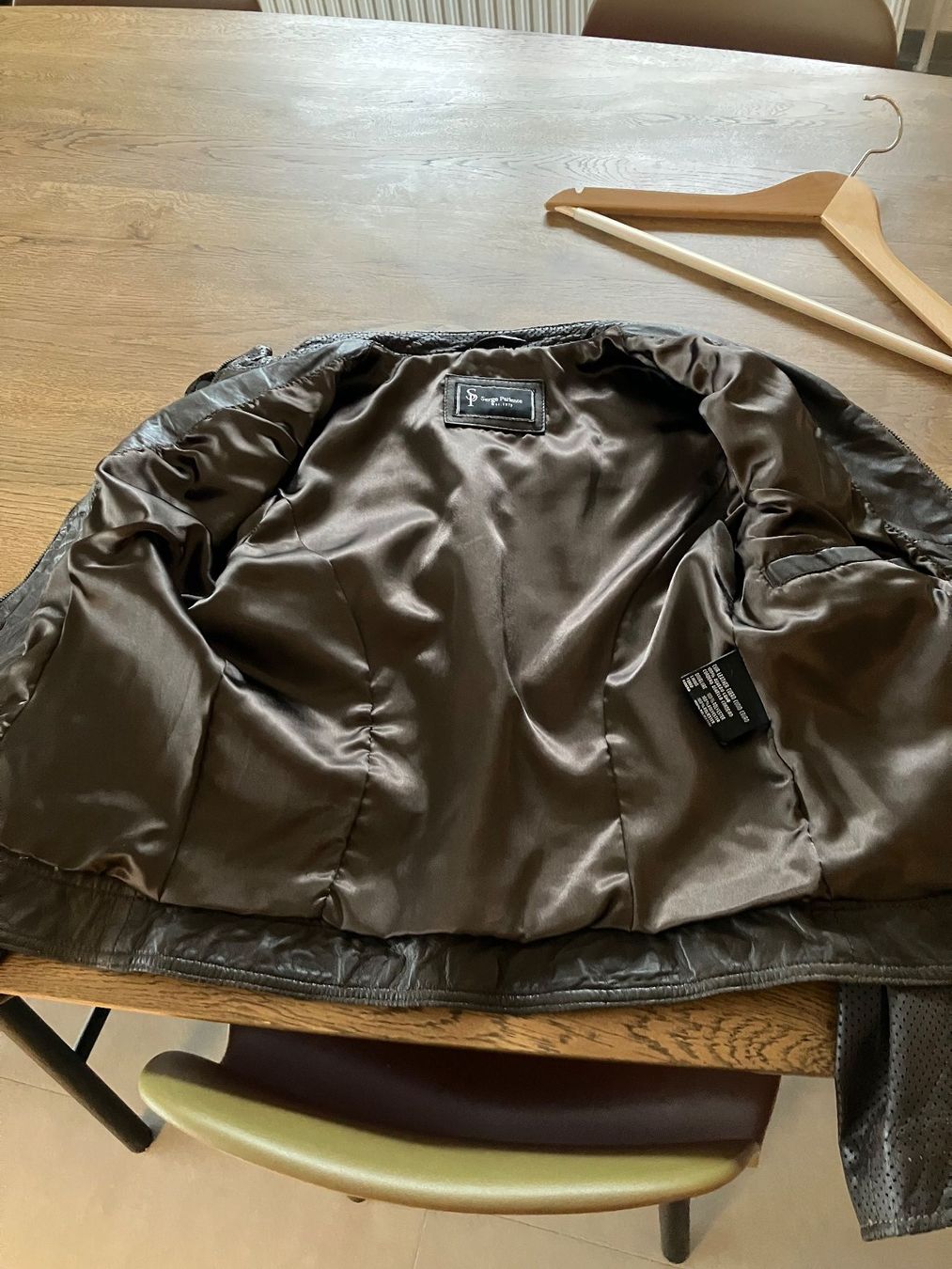 Giacche: Veste courte en cuir marron – Usato da Vich venduto da SophieCo 5