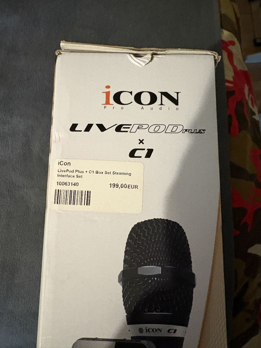 Microfoni: iCon LivePod Plus + C1 Box Set Streaming Interface neu ovp – Nuovo e nell'imballaggio originale da Heimberg venduto da Mondlicht26 3