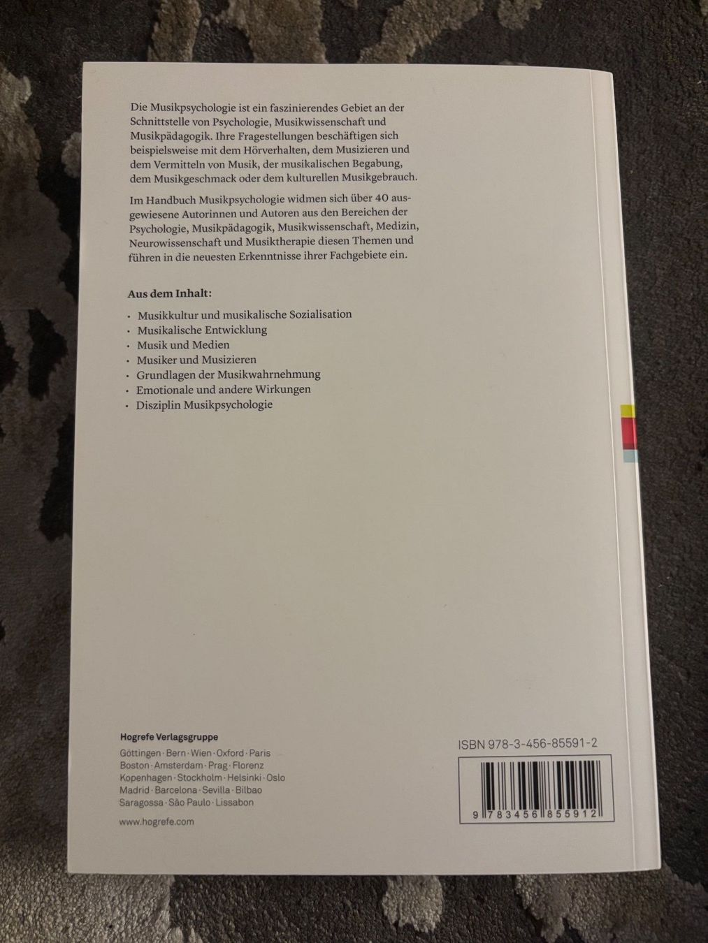 Libri: Handbuch Musikpsychologie – Usato da Winterthur venduto da Thlayli 1