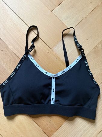 Nike Sport BH, Top, schwarz, Grösse XS