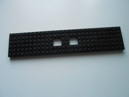 Zugplatte 6x28 schwarz