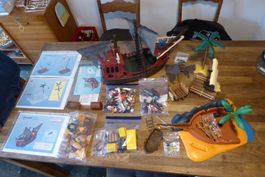 Playmobil Piratenschiff Insel Floss und viel Zubehör