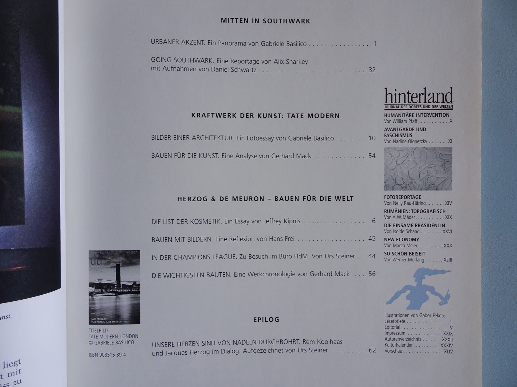 Libri: Tate Modern. Von Herzog & De Meuron - DU – Usato da Basel venduto da Kornblumen 1
