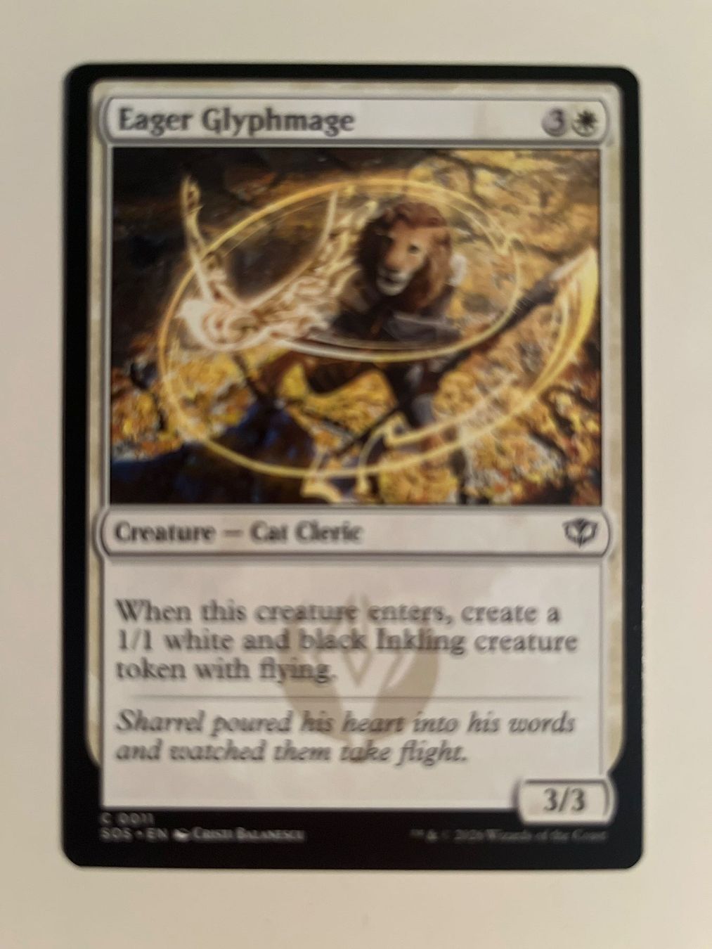 Magic The Gathering Carte collezionabili: 1 x Eager Glyphmage - Magic: The Gathering - MtG – Usato da Kriens venduto da Shadi1980