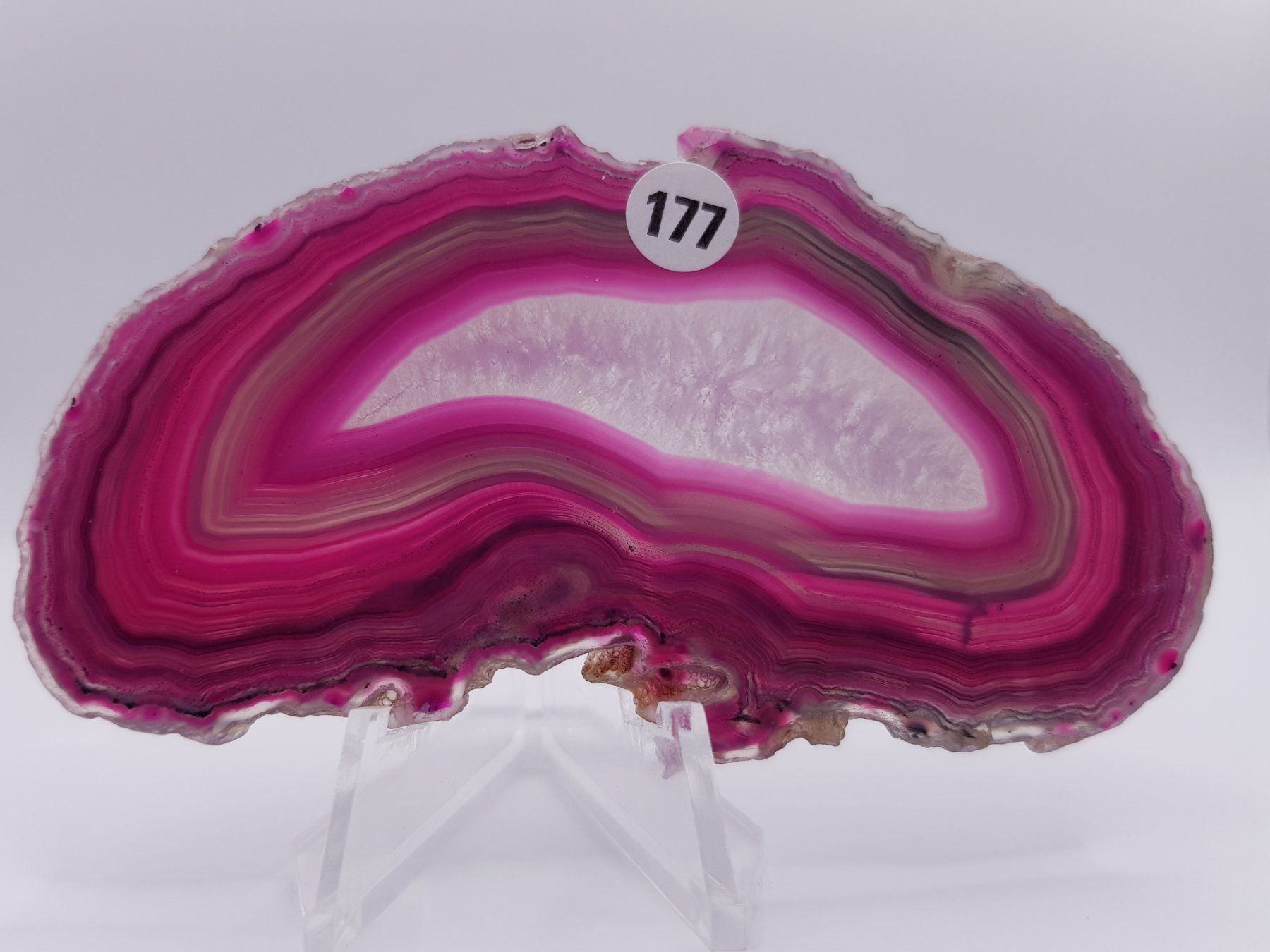 Minerali & Pietre curative: Achatscheibe 177 – Nuovo (secondo la descrizione) da Schwanden-Brienz venduto da Testudo06