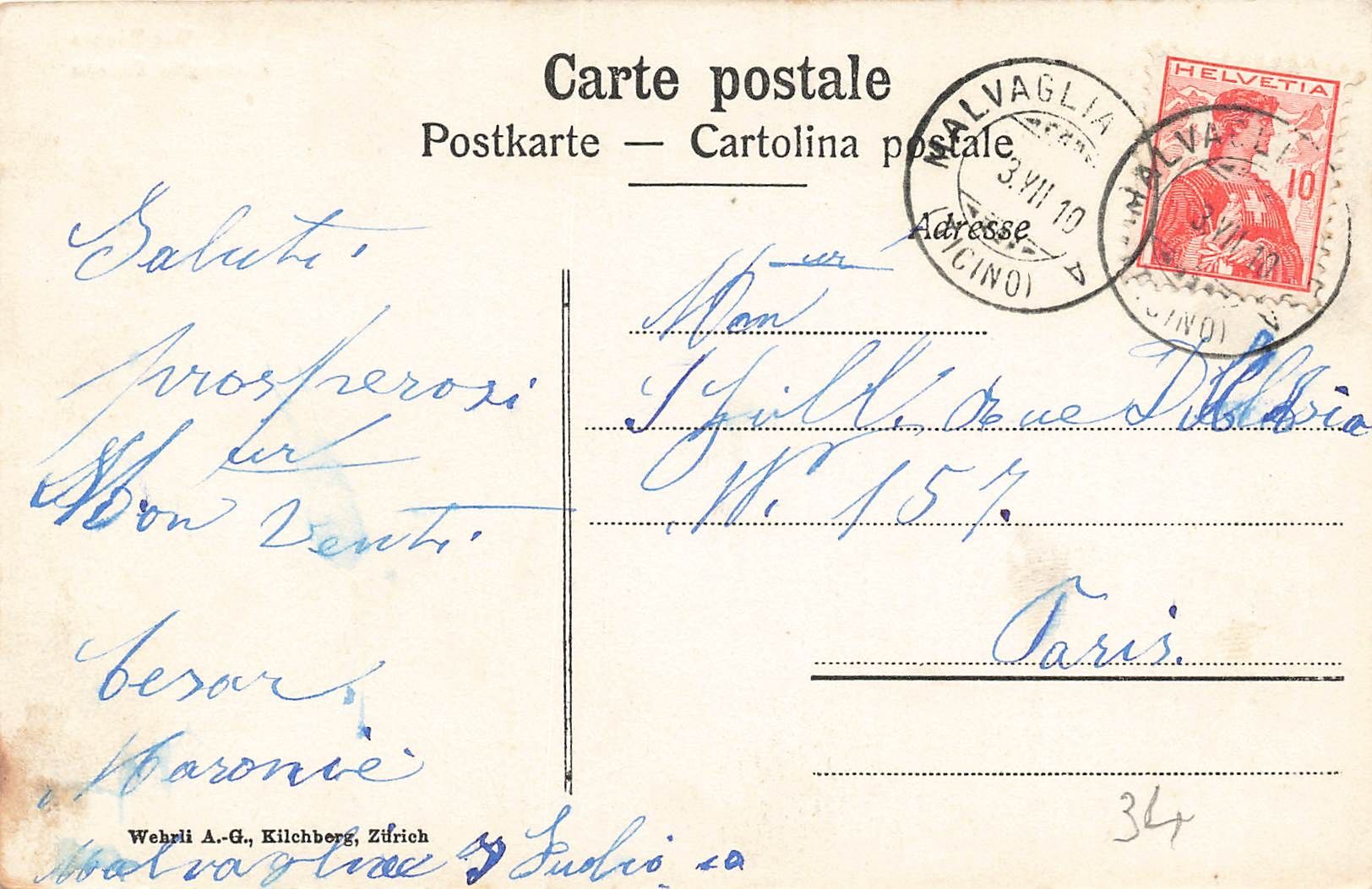 Cartoline postali: Malvaglia valle di blenio – Usato da Biasca venduto da Blenio71 1