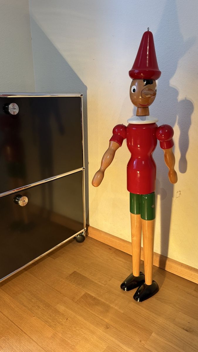 Statuette: Riesiger Pinocchio Holz XXL – Usato da Basel venduto da 7oclock