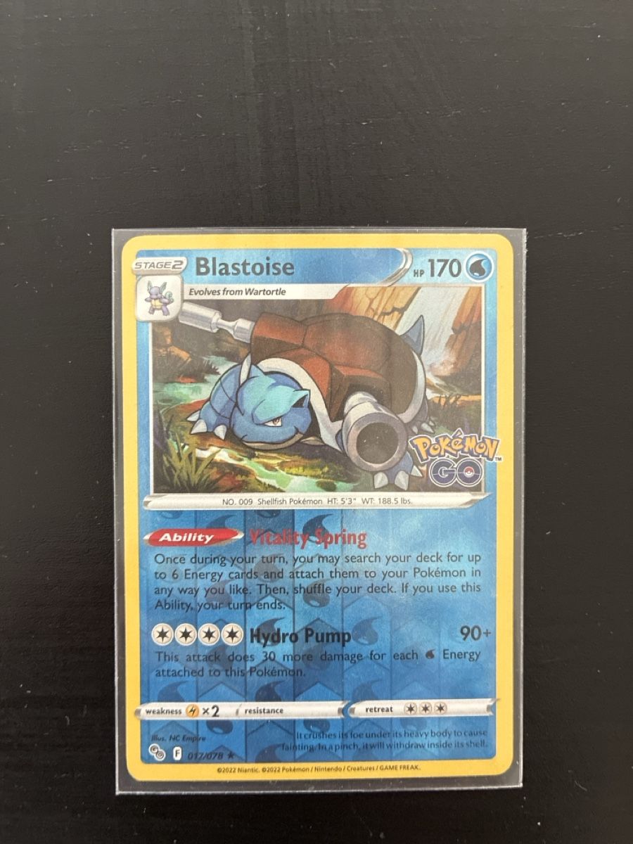 Pokémon Carte collezionabili: Blastoise Pokemon Karte Holo - Pokemon GO – Nuovo (secondo la descrizione) da Männedorf venduto da mutschellen8