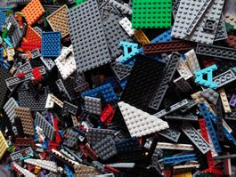 LOT 4 KG DE LEGO (plates)