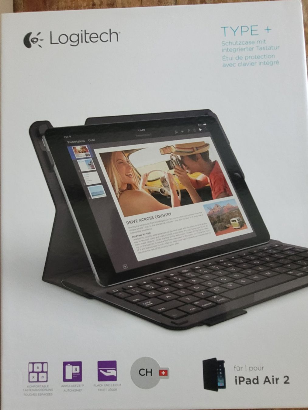 Covers & Borse: Logitech Type+ iPad Air 2 Keyboard Case - Perfect Gift! – Usato da Killwangen venduto da bmy_5rtt