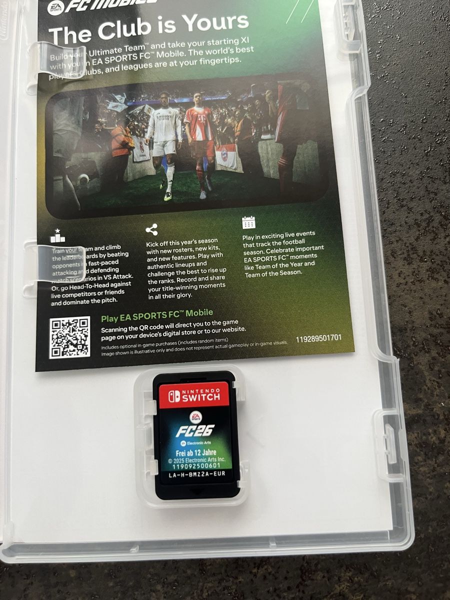 Nintendo Jeux: Switch FC26 Game PLUS Adapter zur Controllersteuerung – D'occasion à Lohn-Ammannsegg par Moon777 3