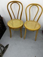 2 Vintage Bugholz Stühle um 1970