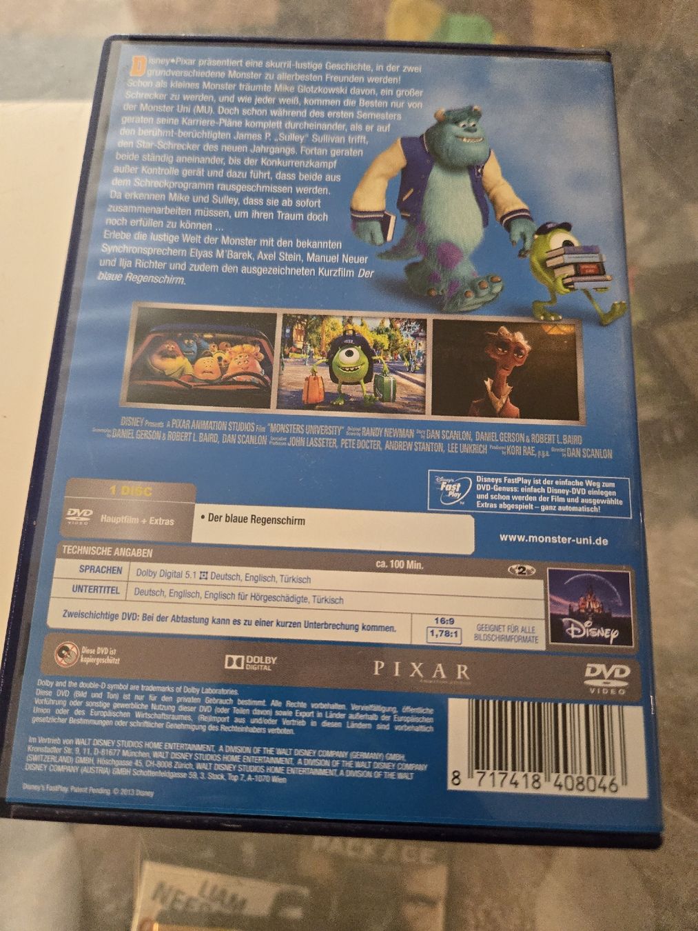 Tutti i DVDs: Die Monster Uni DVD – Usato da Bussigny venduto da Kfdlt 1