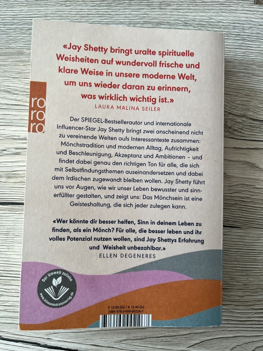 Bücher: Jay Shetty "Ruhe in dir" – Neu (gemäss Beschreibung) aus Auenstein von DailyFinds 1