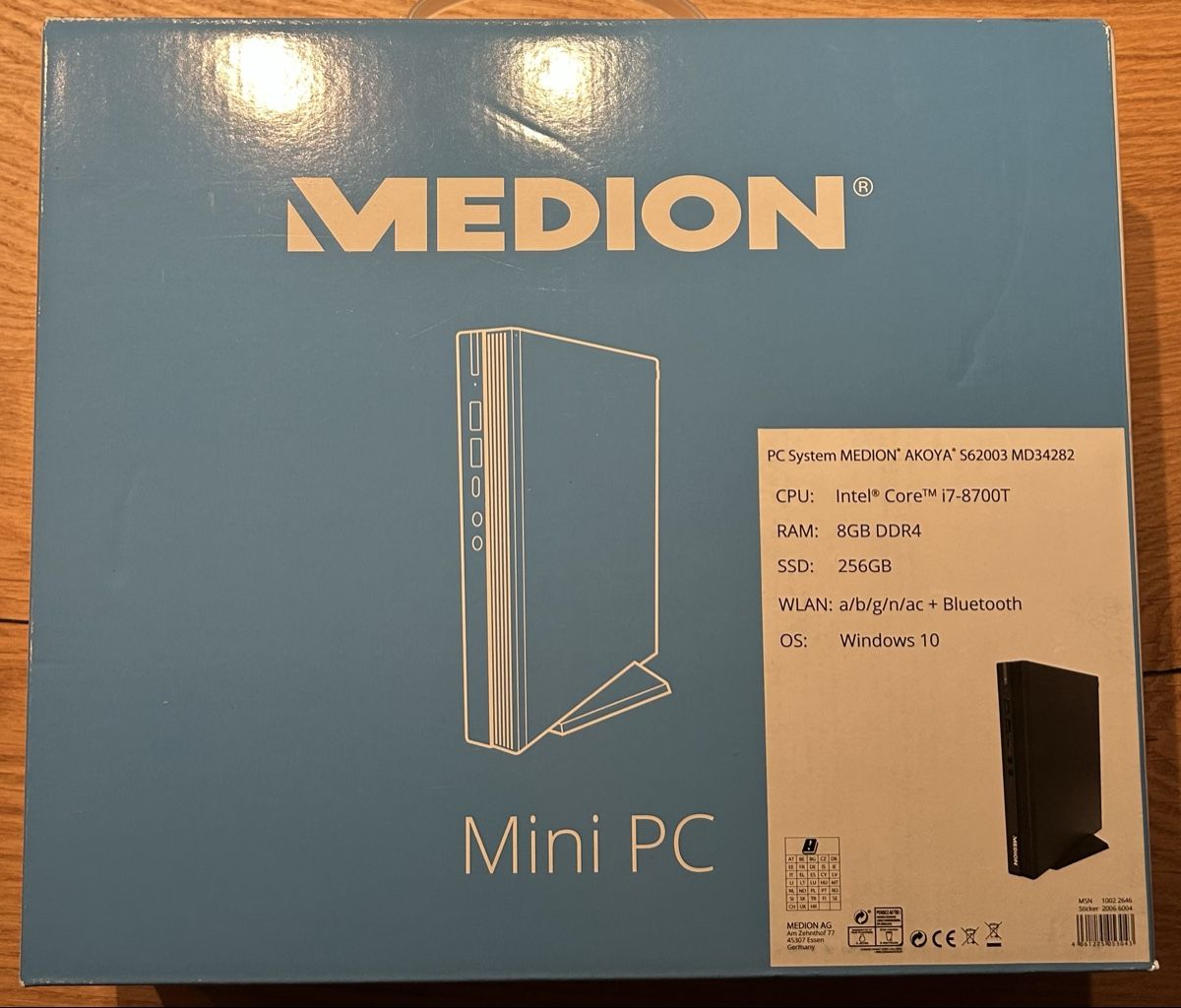 PC: Computer PC Medion Akoya S62003 – Nuovo e nell'imballaggio originale da Balzers venduto da mar_wb6c